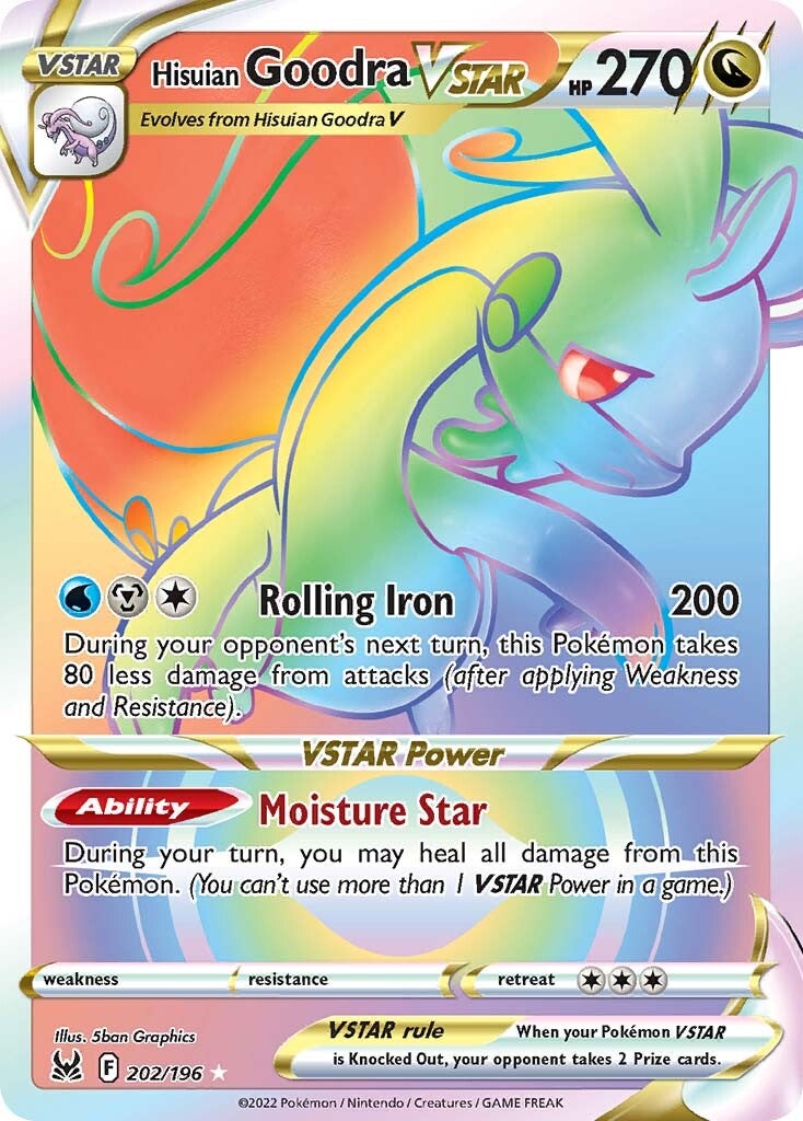 Hisuian Goodra VSTAR (202/196) [Sword & Shield: Lost Origin] | Eastridge Sports Cards & Games