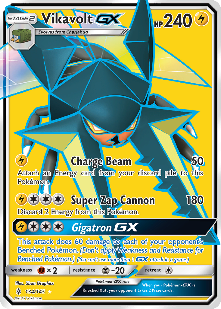 Vikavolt GX (134/145) [Sun & Moon: Guardians Rising] | Eastridge Sports Cards & Games