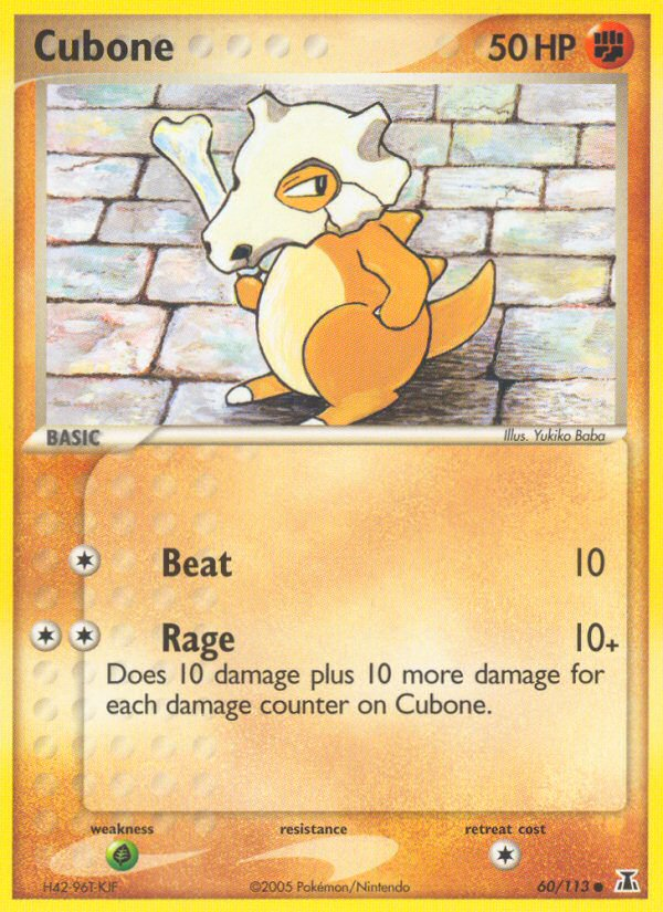 Cubone (60/113) [EX: Delta Species] | Eastridge Sports Cards & Games