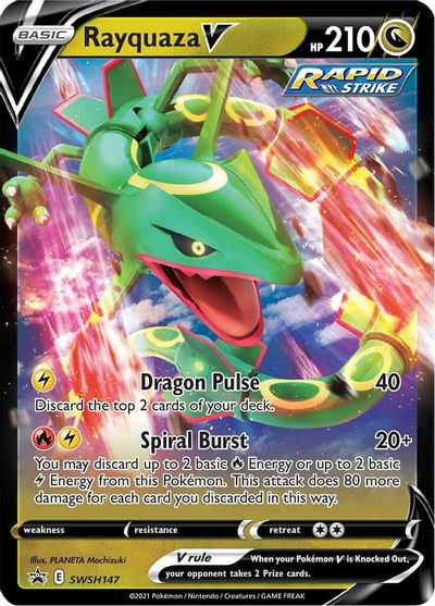 Rayquaza V (SWSH147) [Sword & Shield: Black Star Promos] | Eastridge Sports Cards & Games