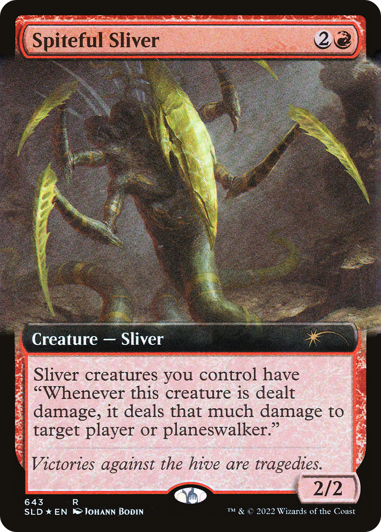 Spiteful Sliver (Extended Art) [Secret Lair Drop Promos] | Eastridge Sports Cards & Games