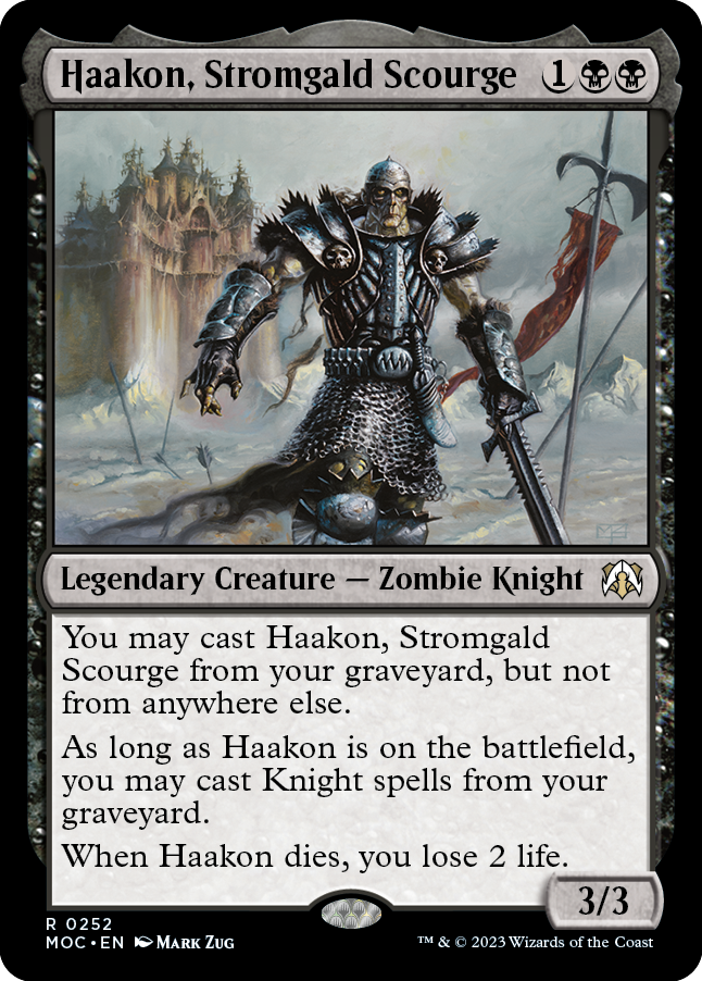 Haakon, Stromgald Scourge [March of the Machine Commander] | Eastridge Sports Cards & Games