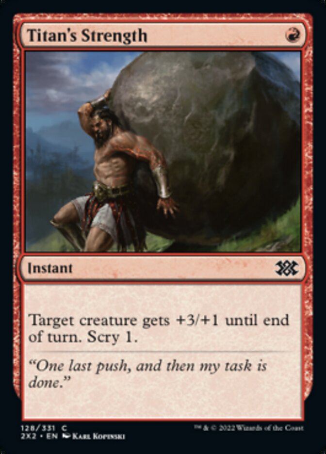 Titan's Strength [Double Masters 2022] | Eastridge Sports Cards & Games