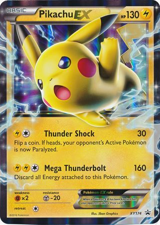 Pikachu EX (XY174) (Jumbo Card) [XY: Black Star Promos] | Eastridge Sports Cards & Games