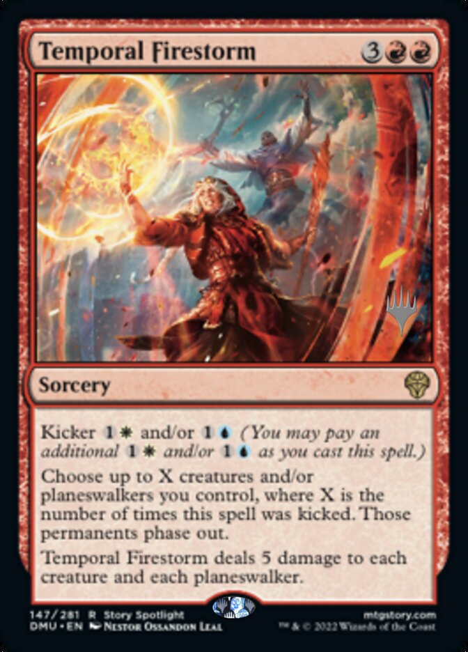 Temporal Firestorm (Promo Pack) [Dominaria United Promos] | Eastridge Sports Cards & Games