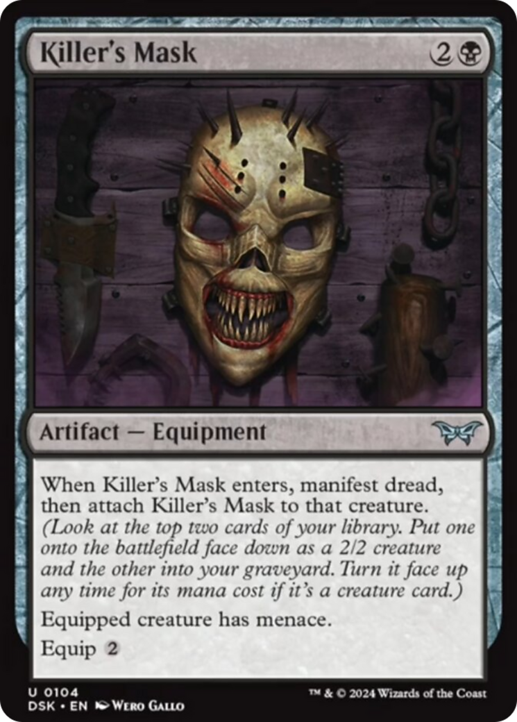 Killer's Mask [Duskmourn: House of Horror] | Eastridge Sports Cards & Games