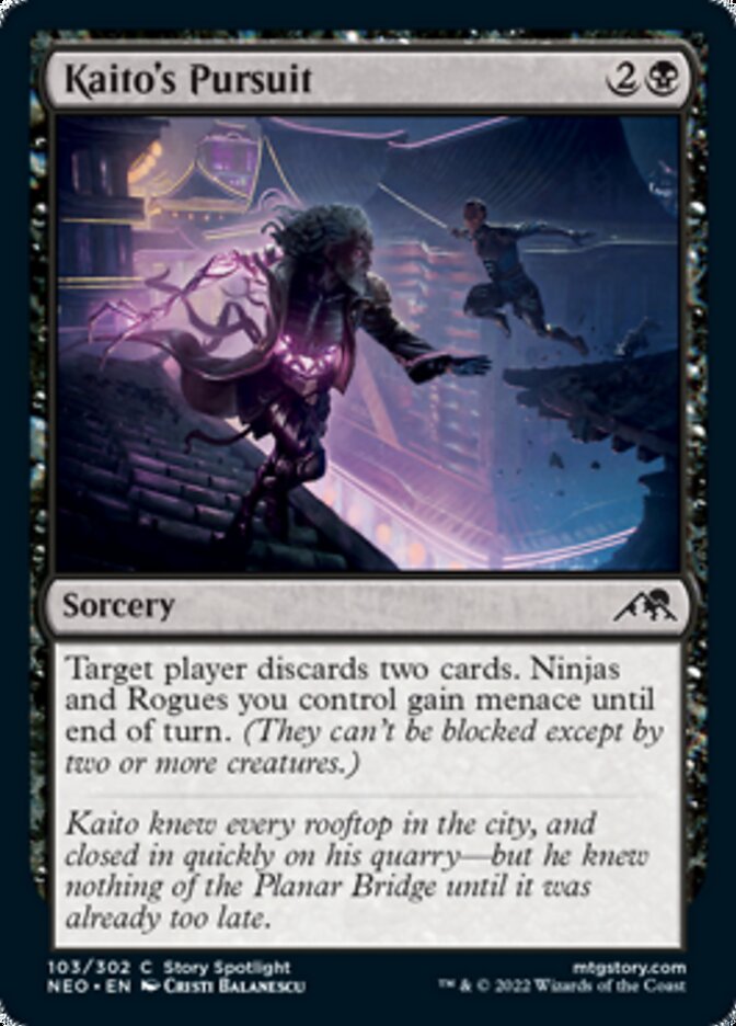 Kaito's Pursuit [Kamigawa: Neon Dynasty] | Eastridge Sports Cards & Games