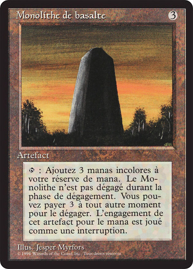 Basalt Monolith [Foreign Black Border] | Eastridge Sports Cards & Games