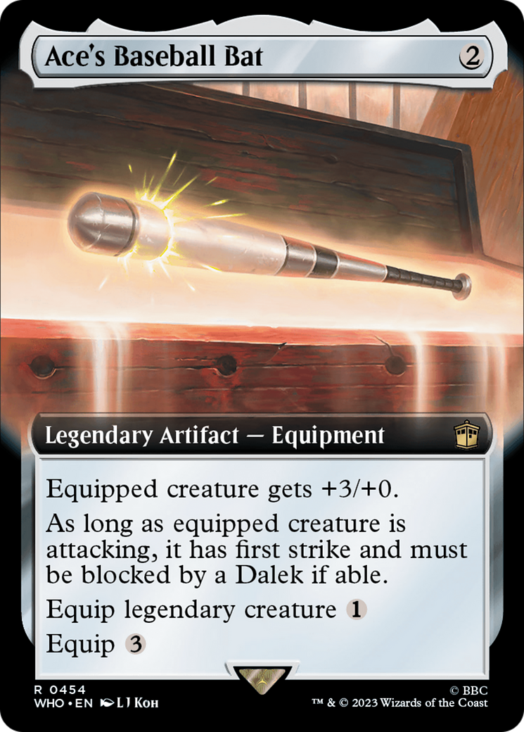 Ace's Baseball Bat (Extended Art) [Doctor Who] | Eastridge Sports Cards & Games