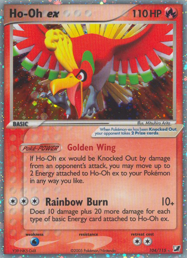 Ho-Oh ex (104/115) [EX: Unseen Forces] | Eastridge Sports Cards & Games