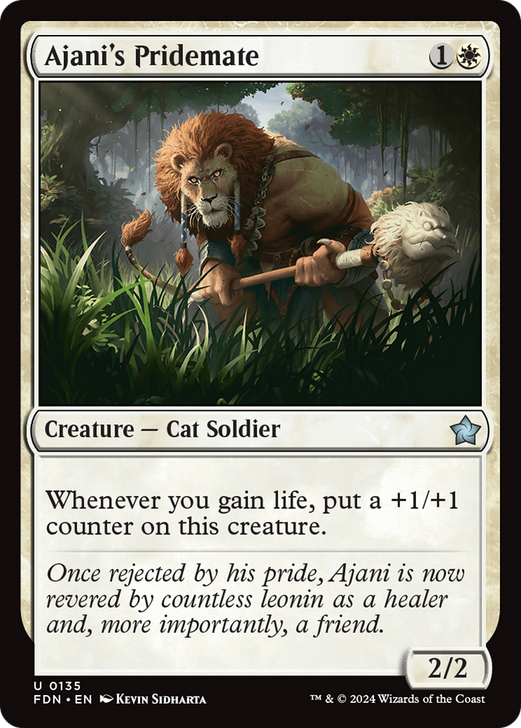 Ajani's Pridemate [Foundations] | Eastridge Sports Cards & Games