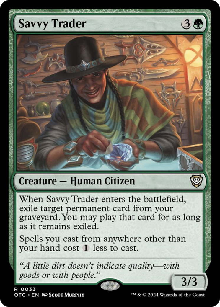 Savvy Trader [Outlaws of Thunder Junction Commander] | Eastridge Sports Cards & Games