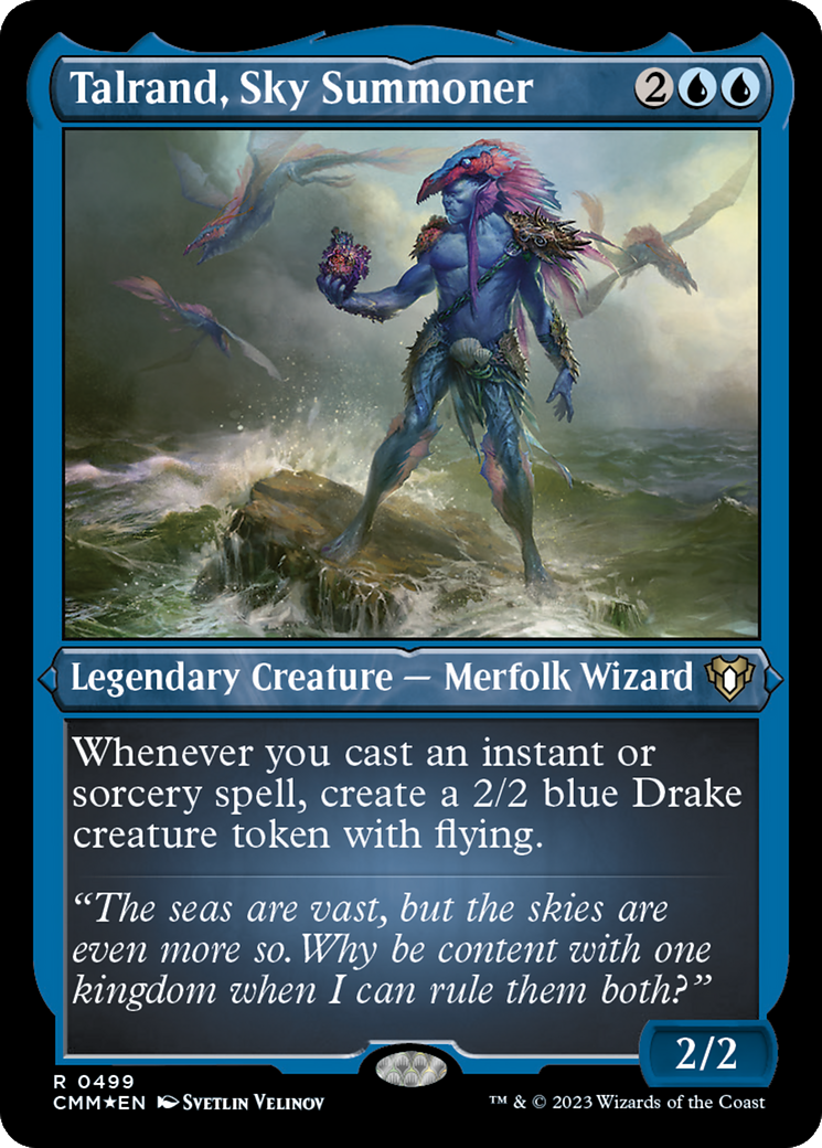 Talrand, Sky Summoner (Foil Etched) [Commander Masters] | Eastridge Sports Cards & Games