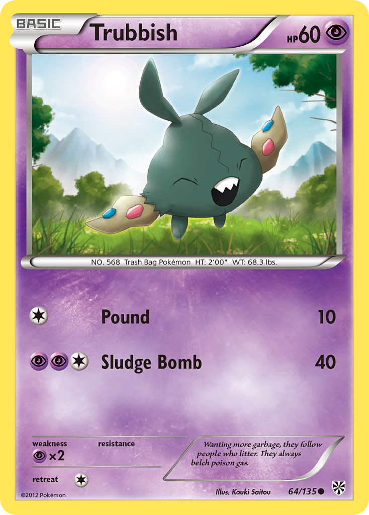Trubbish (64/135) [Black & White: Plasma Storm] | Eastridge Sports Cards & Games