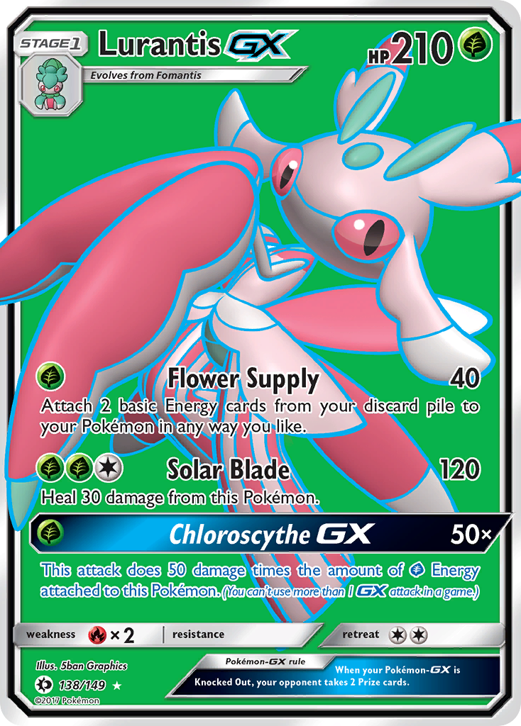 Lurantis GX (138/149) [Sun & Moon: Base Set] | Eastridge Sports Cards & Games