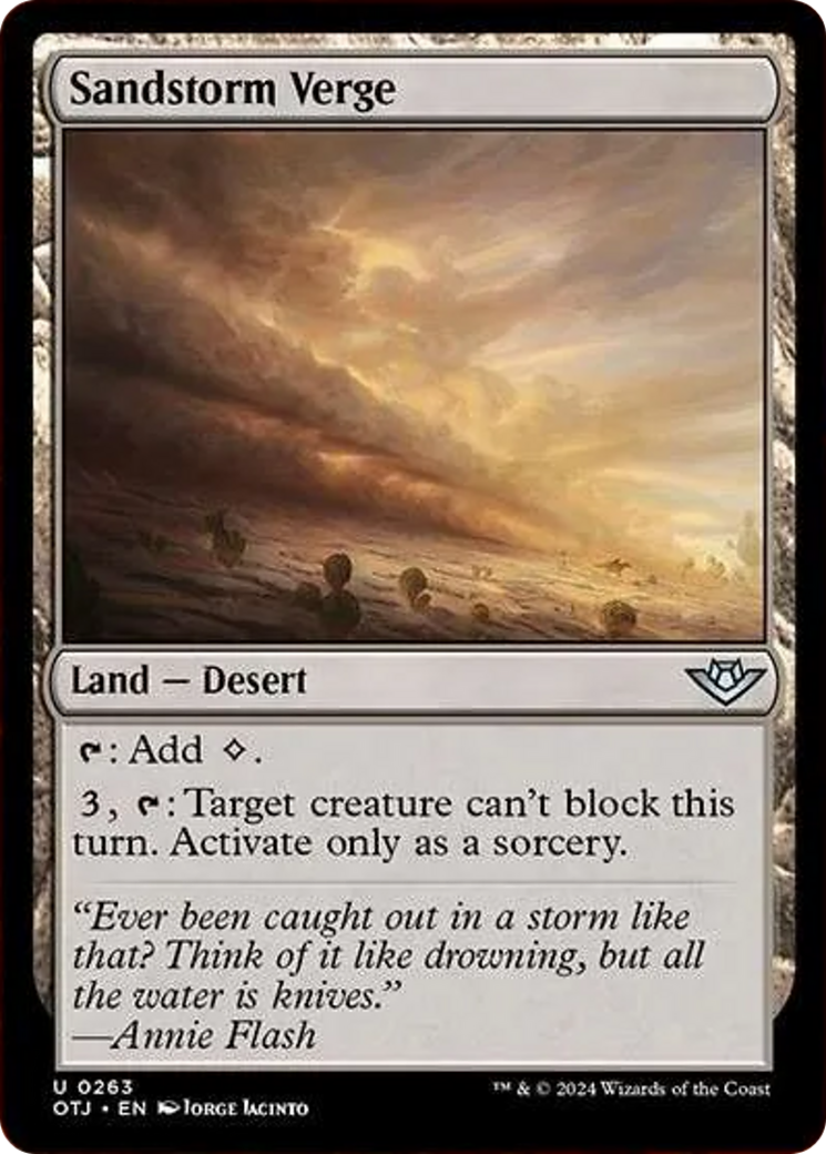 Sandstorm Verge [Outlaws of Thunder Junction] | Eastridge Sports Cards & Games