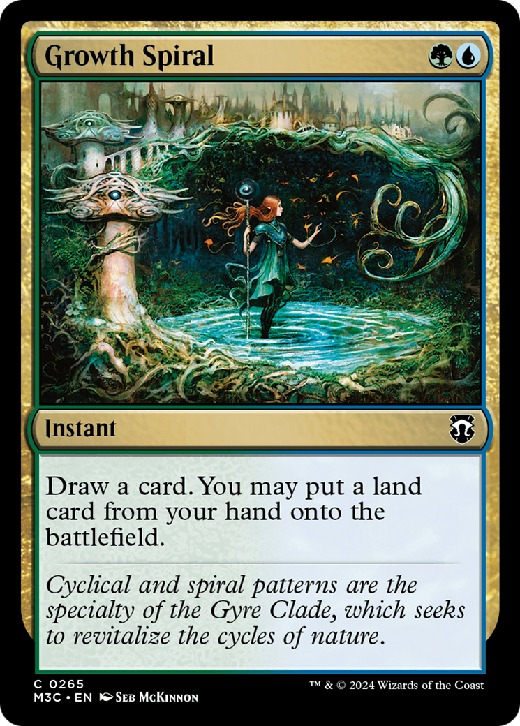 Growth Spiral (Ripple Foil) [Modern Horizons 3 Commander] | Eastridge Sports Cards & Games