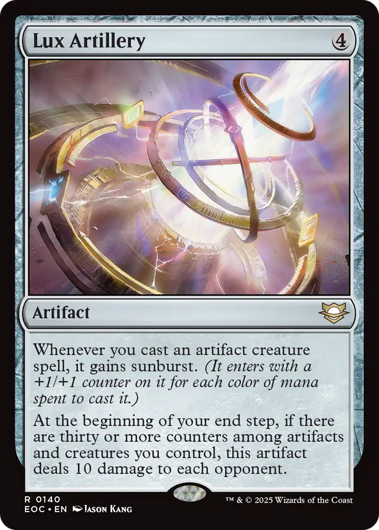 Lux Artillery [Edge of Eternities Commander] | Eastridge Sports Cards & Games