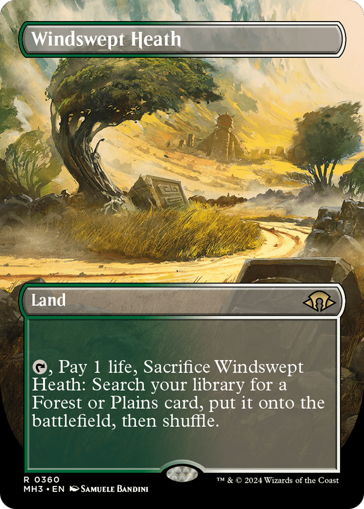 Windswept Heath (Borderless) [Modern Horizons 3] | Eastridge Sports Cards & Games