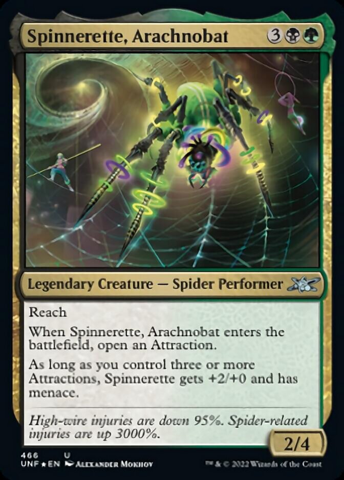 Spinnerette, Arachnobat (Galaxy Foil) [Unfinity] | Eastridge Sports Cards & Games