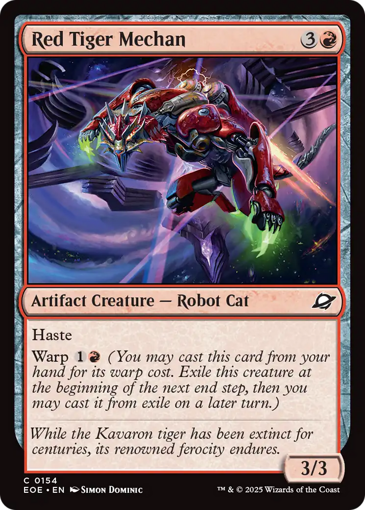 Red Tiger Mechan [Edge of Eternities] | Eastridge Sports Cards & Games