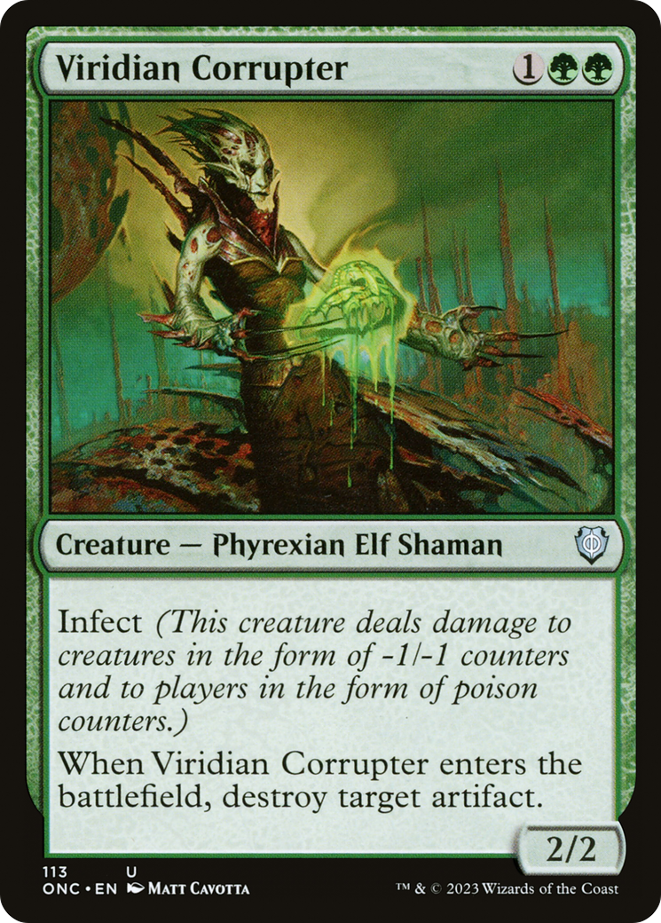 Viridian Corrupter [Phyrexia: All Will Be One Commander] | Eastridge Sports Cards & Games