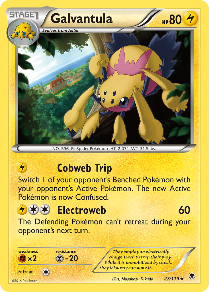 Galvantula (27/119) [XY: Phantom Forces] | Eastridge Sports Cards & Games
