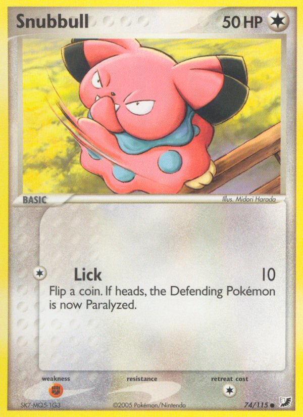 Snubbull (74/115) [EX: Unseen Forces] | Eastridge Sports Cards & Games