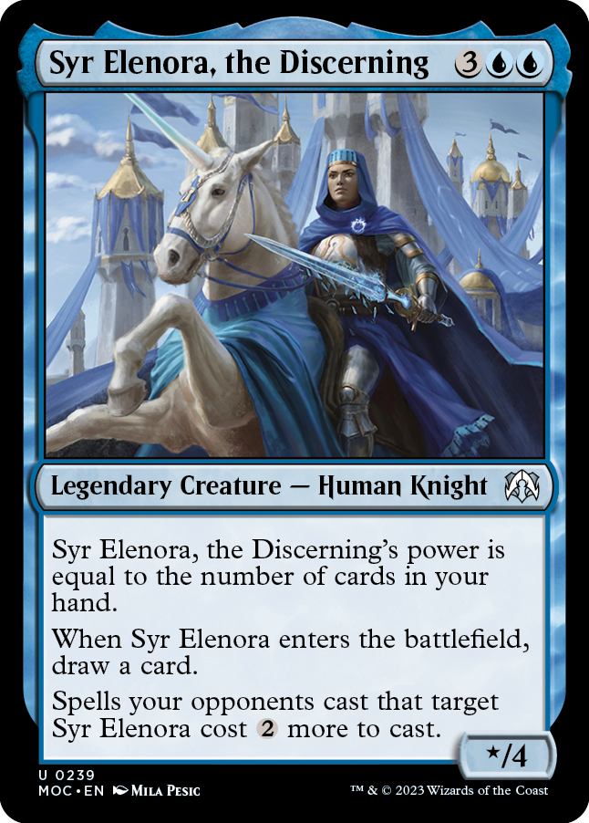 Syr Elenora, the Discerning [March of the Machine Commander] | Eastridge Sports Cards & Games