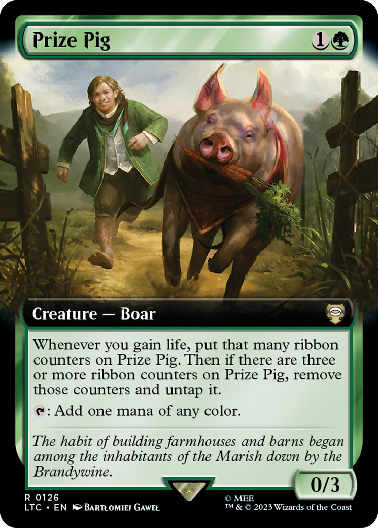 Prize Pig (Extended Art) [The Lord of the Rings: Tales of Middle-Earth Commander] | Eastridge Sports Cards & Games