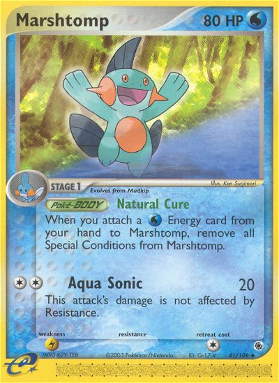 Marshtomp (41/109) [EX: Ruby & Sapphire] | Eastridge Sports Cards & Games