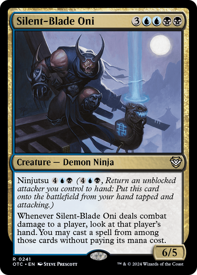 Silent-Blade Oni [Outlaws of Thunder Junction Commander] | Eastridge Sports Cards & Games