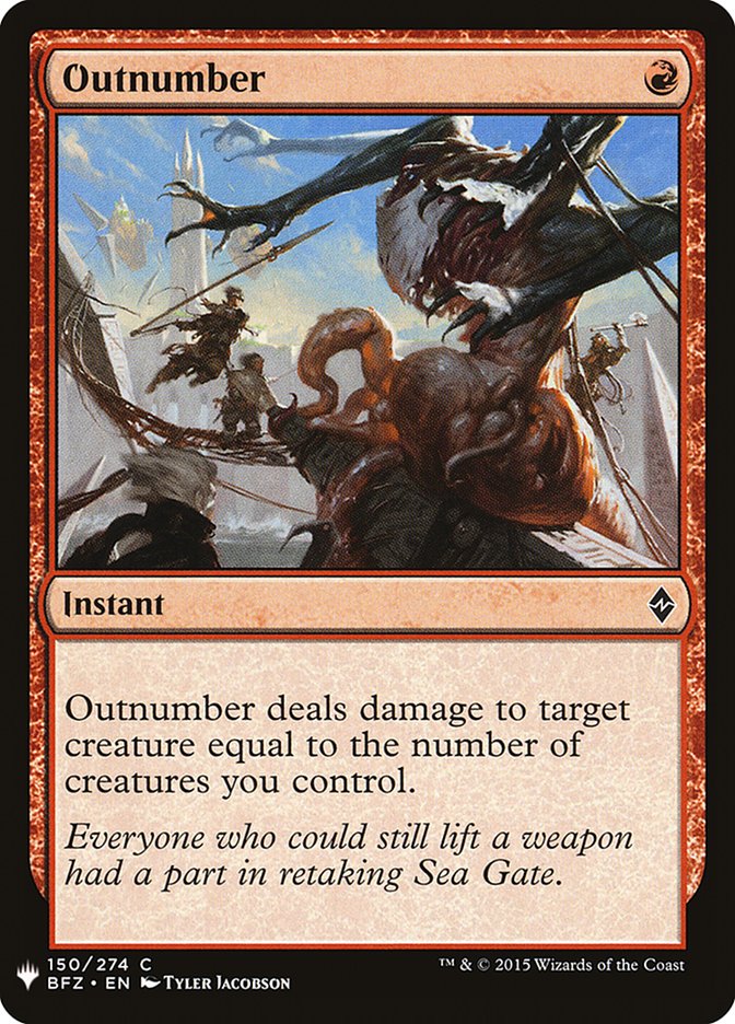 Outnumber [Mystery Booster] | Eastridge Sports Cards & Games