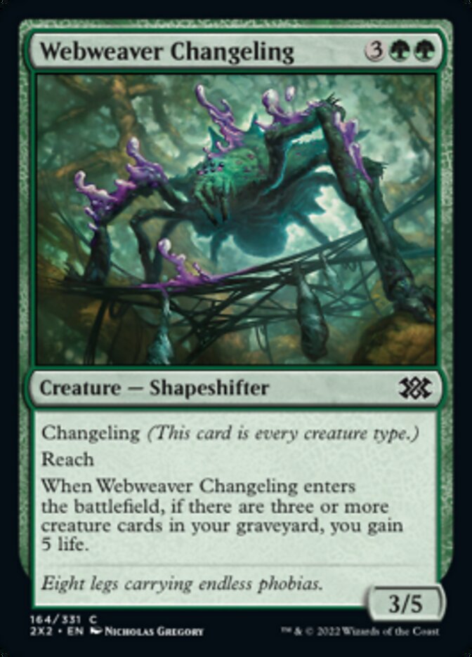 Webweaver Changeling [Double Masters 2022] | Eastridge Sports Cards & Games