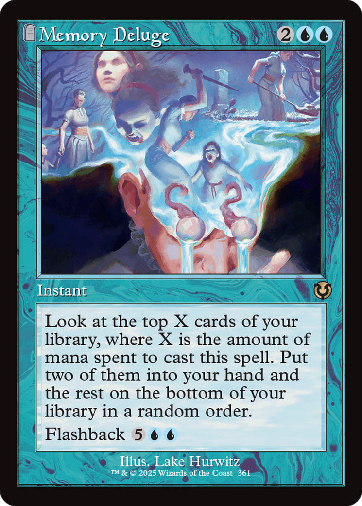 Memory Deluge (Retro Frame) [Innistrad Remastered] | Eastridge Sports Cards & Games