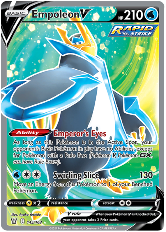 Empoleon V (145/163) [Sword & Shield: Battle Styles] | Eastridge Sports Cards & Games