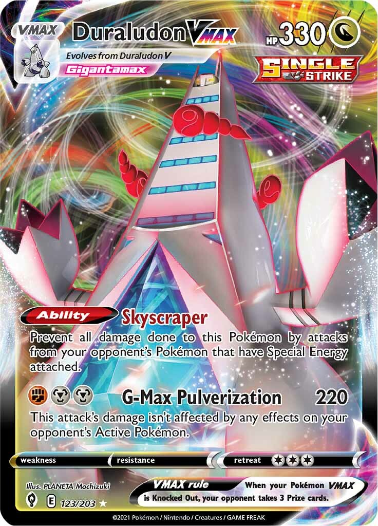Duraludon VMAX (123/203) [Sword & Shield: Evolving Skies] | Eastridge Sports Cards & Games
