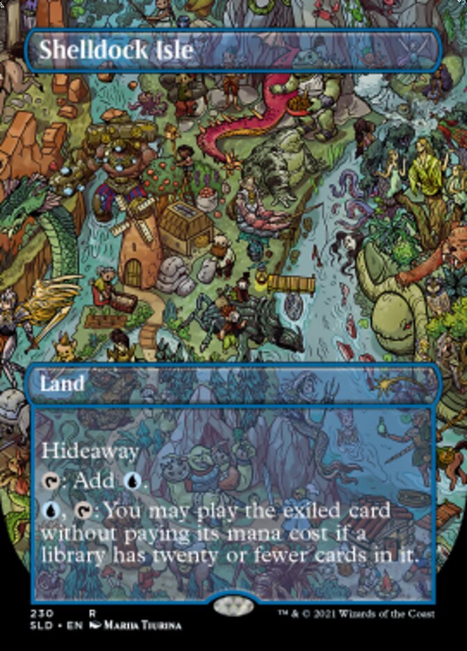 Shelldock Isle (230) (Borderless) [Secret Lair Drop Series] | Eastridge Sports Cards & Games