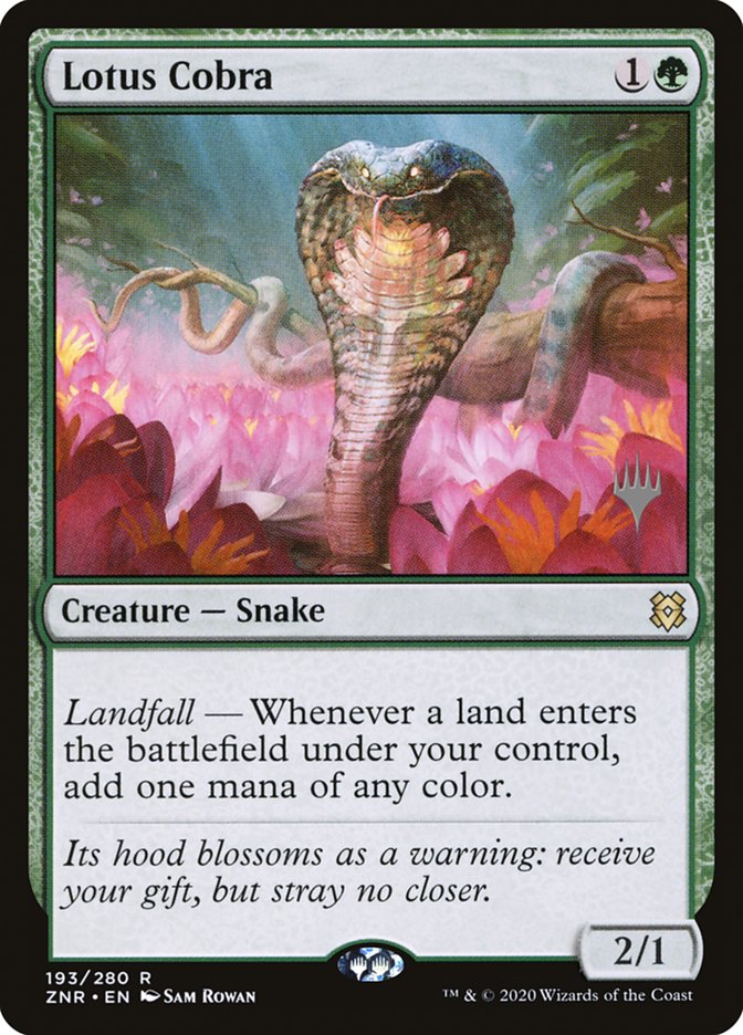 Lotus Cobra (Promo Pack) [Zendikar Rising Promos] | Eastridge Sports Cards & Games
