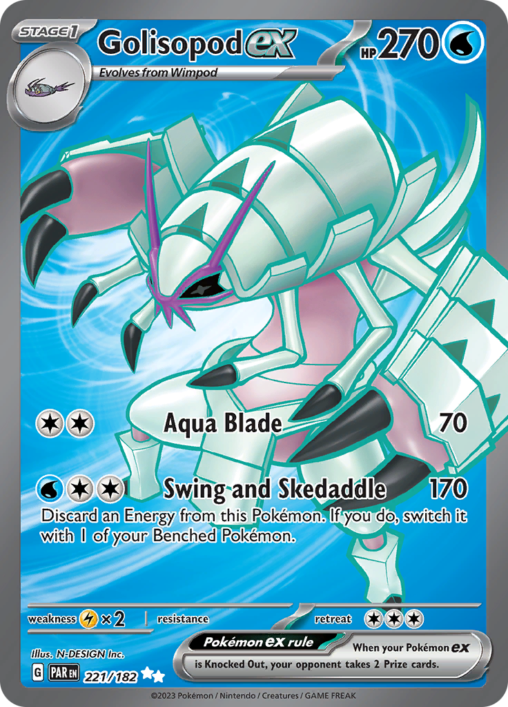 Golisopod ex (221/182) [Scarlet & Violet: Paradox Rift] | Eastridge Sports Cards & Games