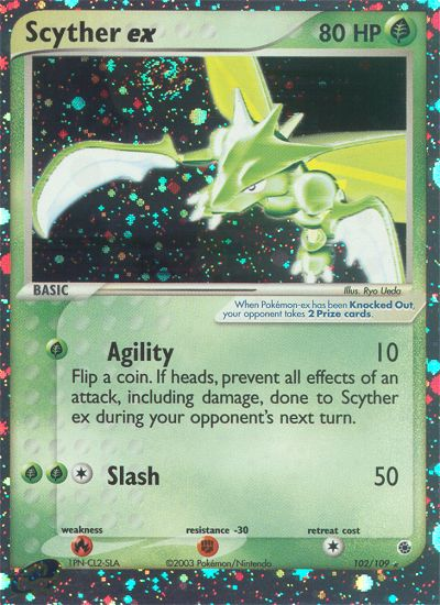 Scyther ex (102/109) [EX: Ruby & Sapphire] | Eastridge Sports Cards & Games