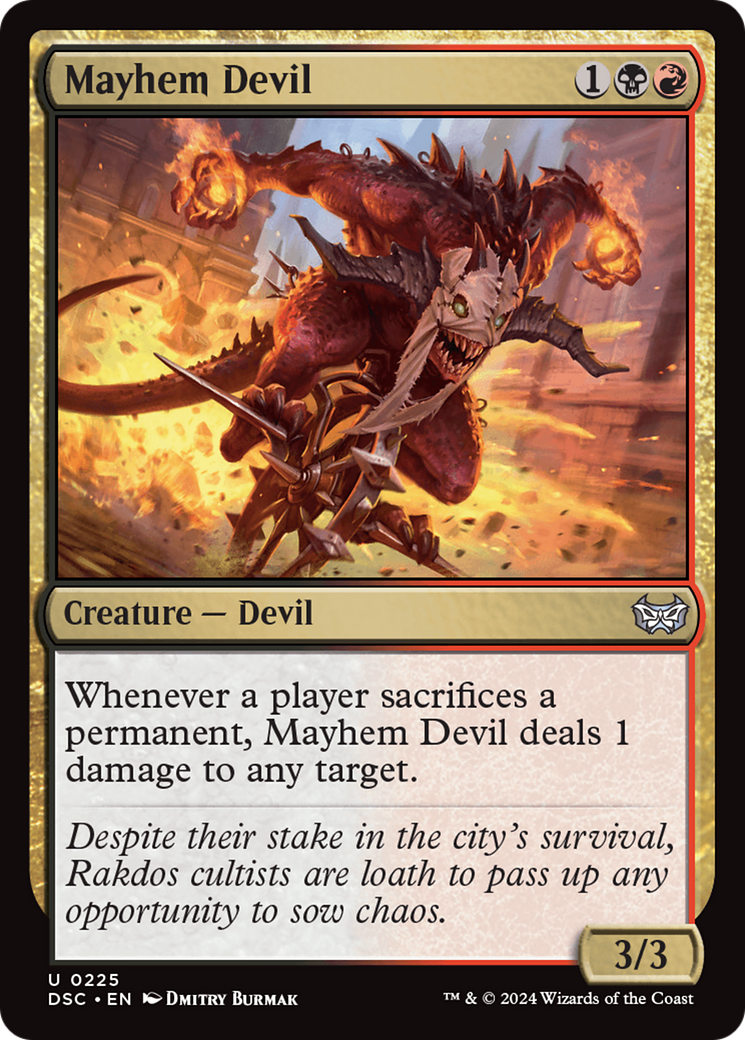 Mayhem Devil [Duskmourn: House of Horror Commander] | Eastridge Sports Cards & Games