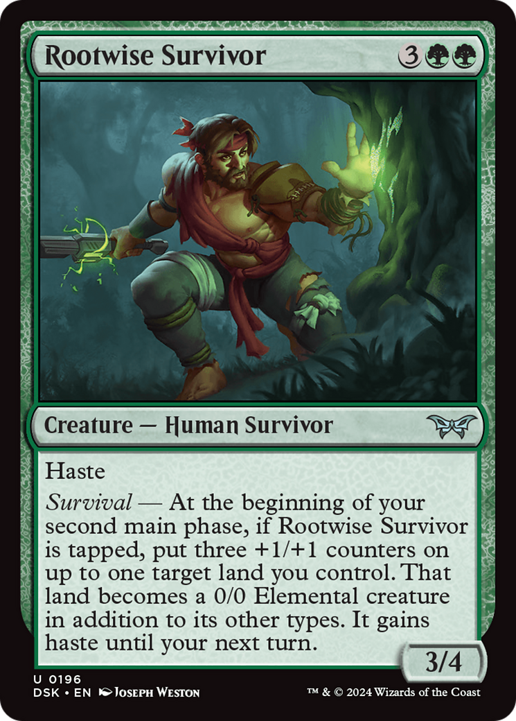 Rootwise Survivor [Duskmourn: House of Horror] | Eastridge Sports Cards & Games