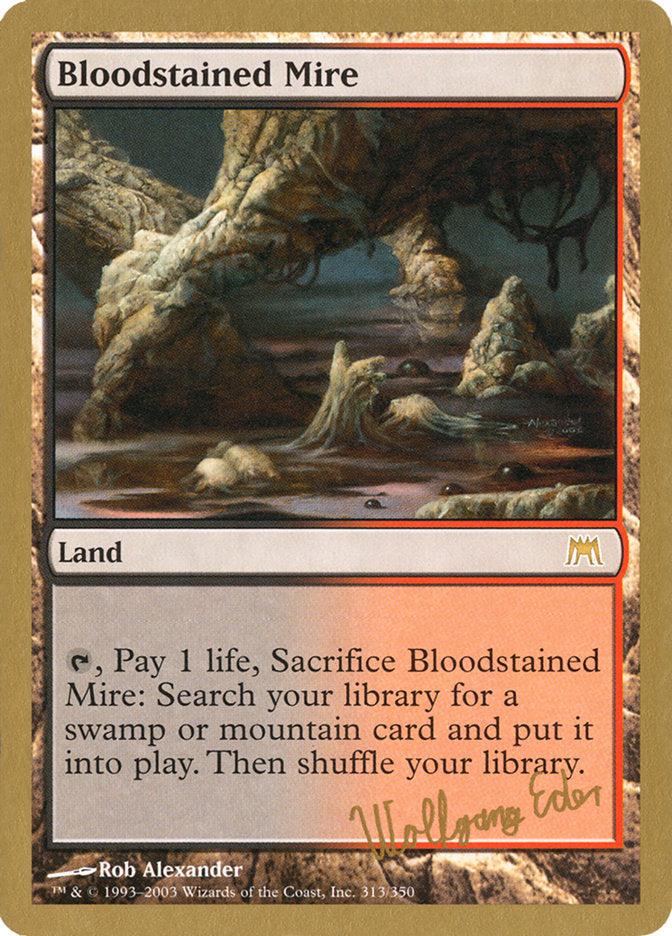 Bloodstained Mire (Wolfgang Eder) [World Championship Decks 2003] | Eastridge Sports Cards & Games