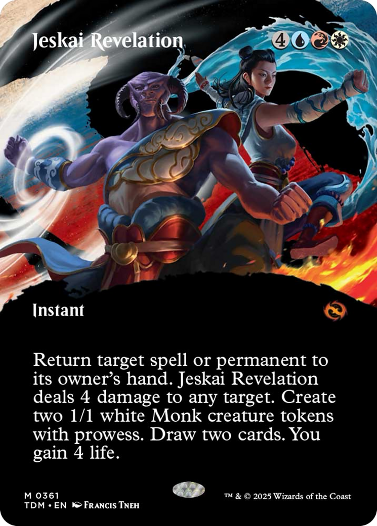 Jeskai Revelation (Borderless) [Tarkir: Dragonstorm] | Eastridge Sports Cards & Games