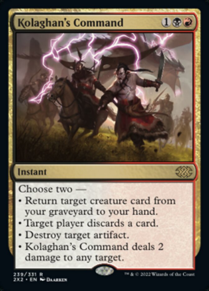 Kolaghan's Command [Double Masters 2022] | Eastridge Sports Cards & Games