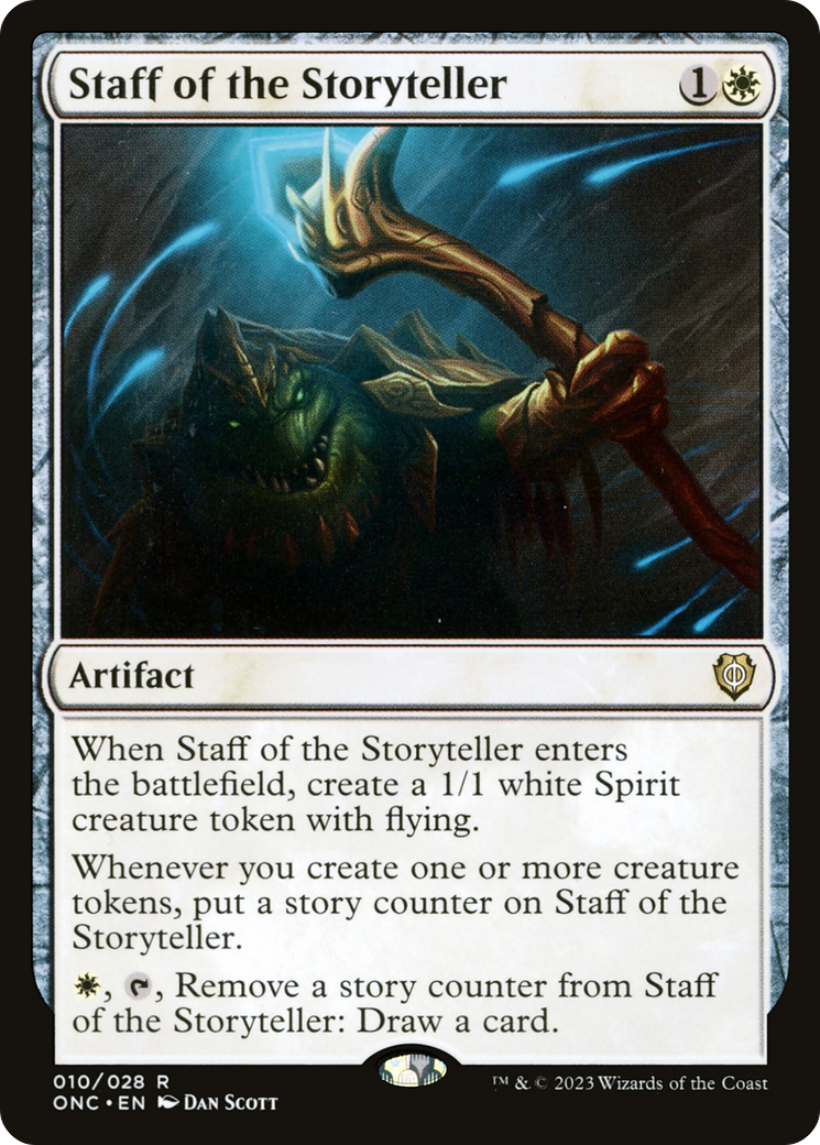 Staff of the Storyteller [Phyrexia: All Will Be One Commander] | Eastridge Sports Cards & Games