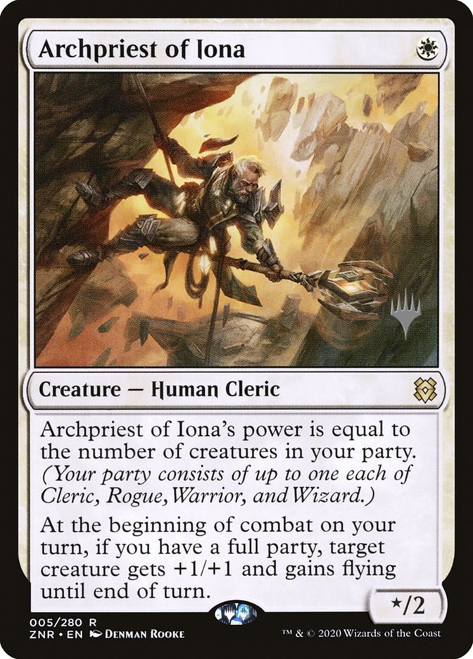 Archpriest of Iona (Promo Pack) [Zendikar Rising Promos] | Eastridge Sports Cards & Games