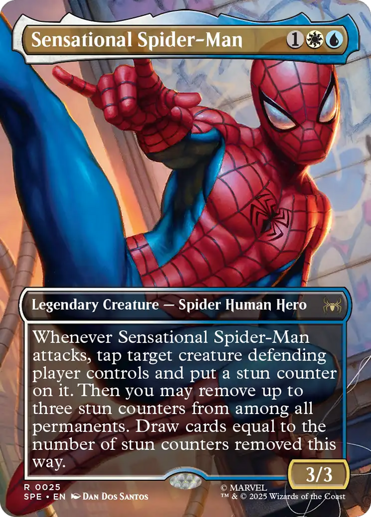 Sensational Spider-Man (Borderless) [Marvel's Spider-Man: Eternal-Legal] | Eastridge Sports Cards & Games
