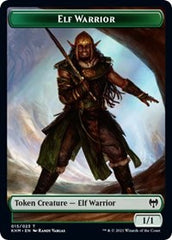 Elf Warrior // Replicated Ring Double-Sided Token [Kaldheim Tokens] | Eastridge Sports Cards & Games